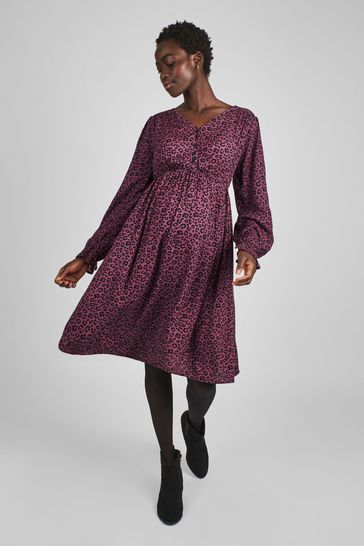 Buy JoJo Maman Bebe Pink V Neck Maternity Mini Dress from Next Slovenia