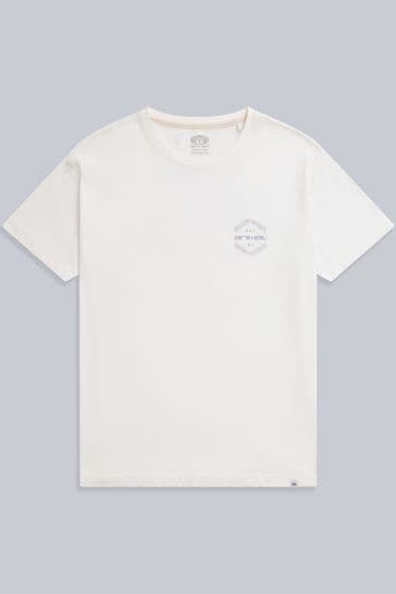 Animal Leena Organic Graphic White T-Shirt