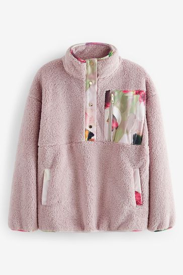 Buy B By Ted Baker Pink Cosy Borg Hoodie from Next Bahrain
