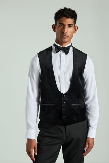 Black Velvet Waistcoat