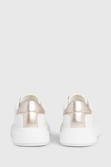Lace up leather sneakers outlet