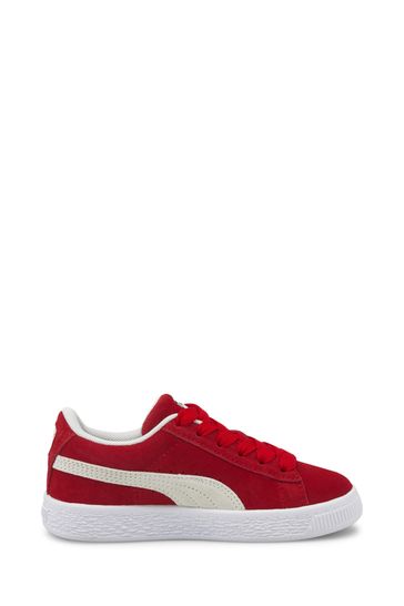 Puma Red Suede Classic XXI Kids Trainers