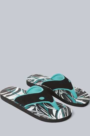 Buy Animal Blue Dark Womens Fiery Swish Flip Flops from Next Oman
