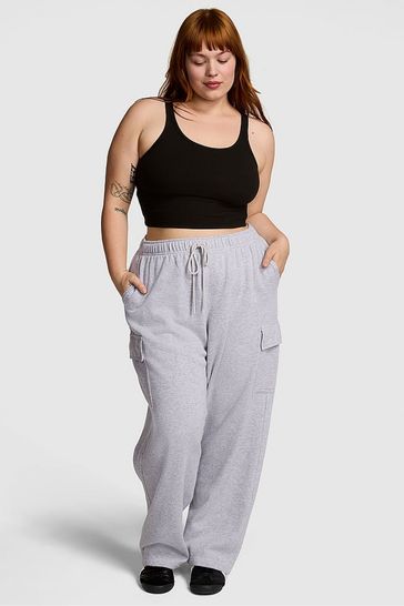 Buy Victoria s Secret PINK Fleece Straight Leg Cargo Joggers from the Laura Ashley online shop