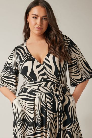Evans black dress top