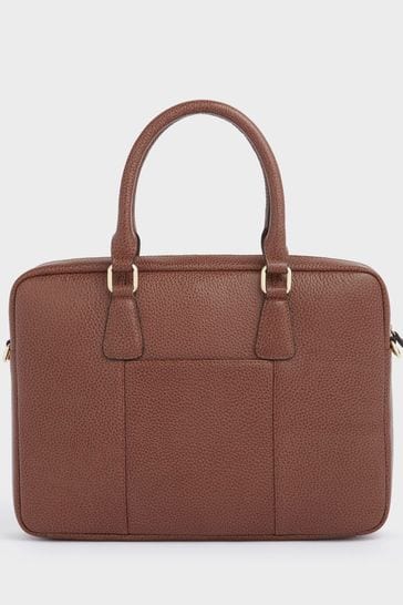 Buy OSPREY LONDON Red The Adaline Leather Laptop Bag from Next Bahrain