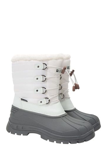 Mountain Warehouse White Womens Whistler Snow Walking Boots