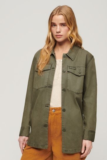SUPERDRY Green SUPERDRY Military Overshirt