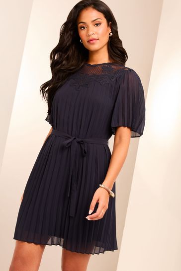 Lace dress with shorts outlet