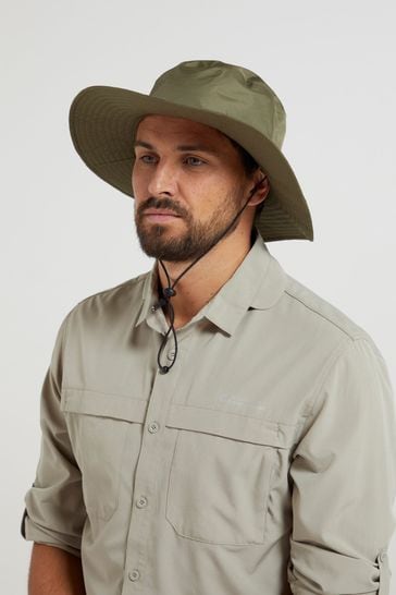Mountain Warehouse Green Australian Wide Brimmed Waterproof Hat