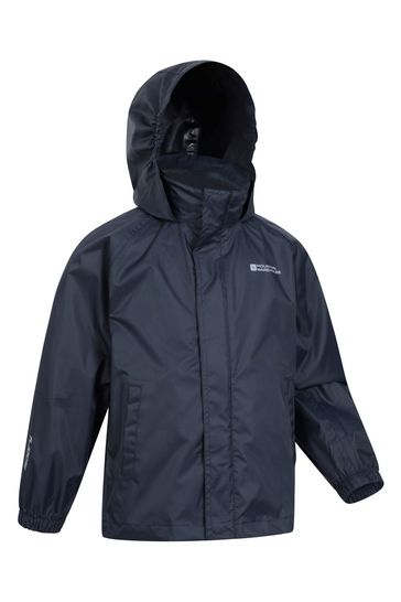 Kids black waterproof jacket online