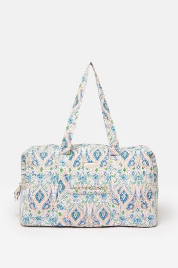 Joules Dolly Blue Paisley Weekend Bag