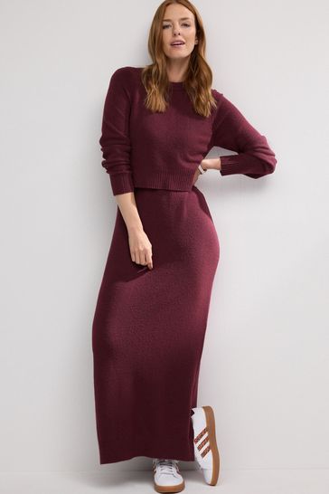 Next burgundy dress shop