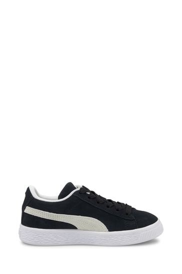 Puma Black Suede Classic XXI Kids Trainers