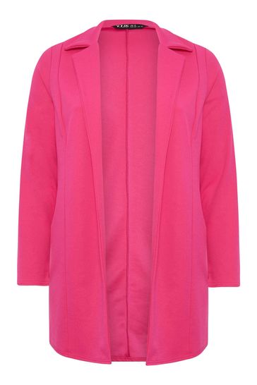 Buy Yours Curve Pink Longline Blazer from Next Bahrain