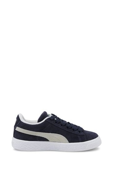 Puma Blue Suede Classic XXI Kids Trainers