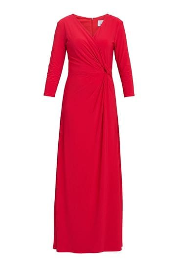 Gina bacconi red dress top