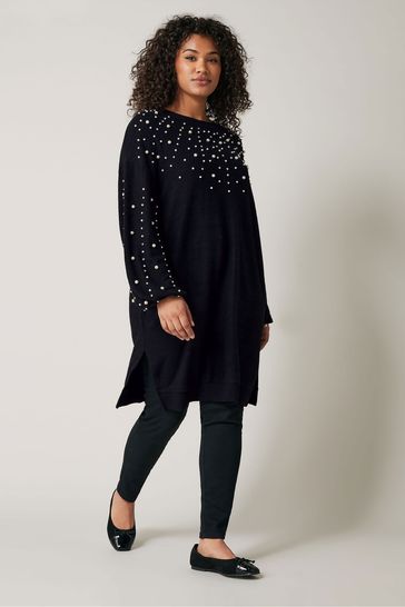 Embellished jumper dress outlet