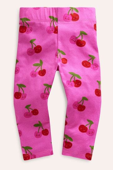Boden Pink Fun Cropped Leggings