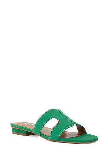 Buy Dune London Green Regular Fit Loupe Smart Slider Sandals from Next Denmark