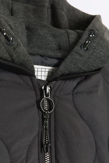 River island quilted coat shop