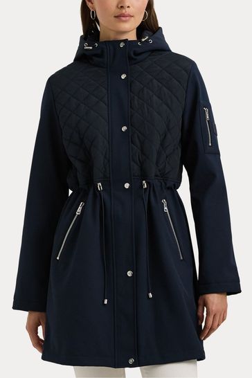 Lauren ralph lauren soft shell hooded jacket deals