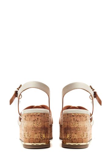 Buy Moda in Pelle Poppiee Woven Two Part Wedge Sandals from Next Bahrain