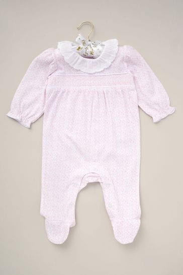Rock-A-Bye Baby Boutique Pink All-in-One Sleepsuit