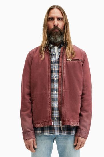 AllSaints Red Rothwell Jacket