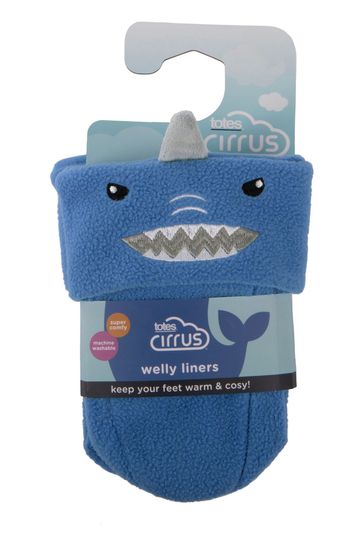 Totes Blue Childrens Bunny Welly Liner Socks