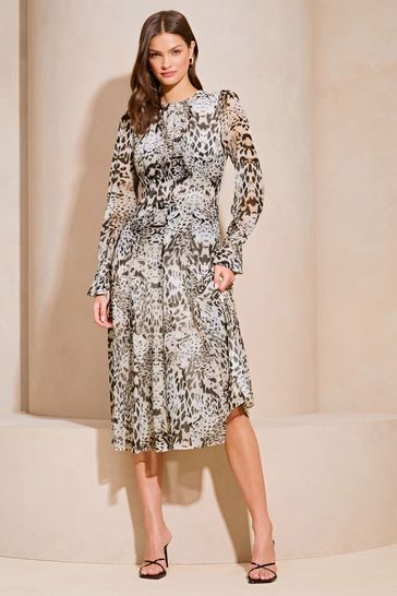 Lipsy snake print shirt dress best sale