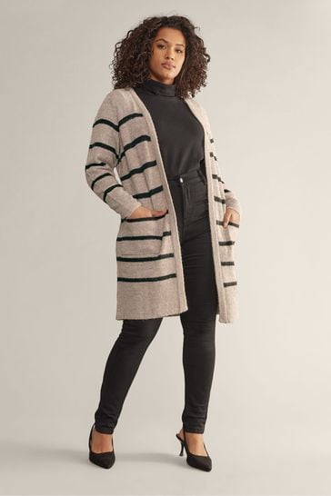 Curve Striped Cardigan