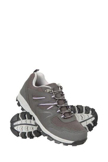 Mountain Warehouse Grey Wide Fit Mcleod Womens Walking Shoes