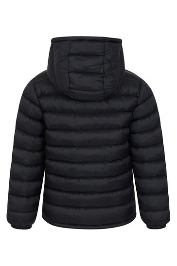 Mountain Warehouse Black Kids Seasons II Water Resistant Padded Jacket