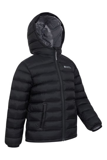 Mountain Warehouse Black Kids Seasons II Water Resistant Padded Jacket