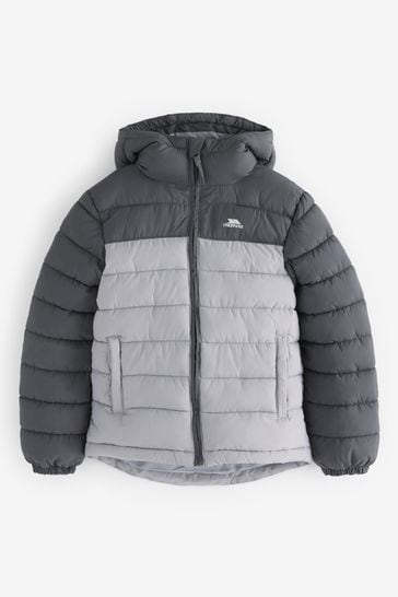 Buy Trespass Kids Grey Oskar Padded Jacket from Next Bahrain