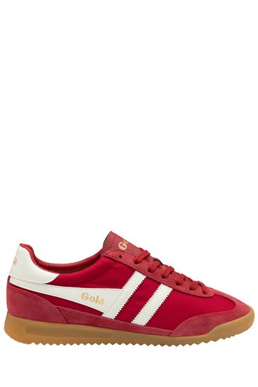 Gola Red Mens Tornado Lace-Up Trainers