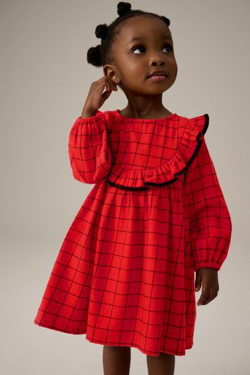 Buy Check Ruffle Dress 3mths 10yrs from the Laura Ashley online shop