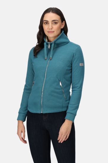 Regatta Blue Azariah Full Zip Hooded Fleece