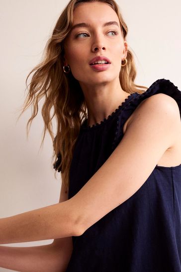 Boden laura ruffle dress hot sale