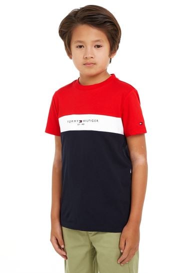 Buy Tommy Hilfiger Red Essential T-Shirt from Next USA