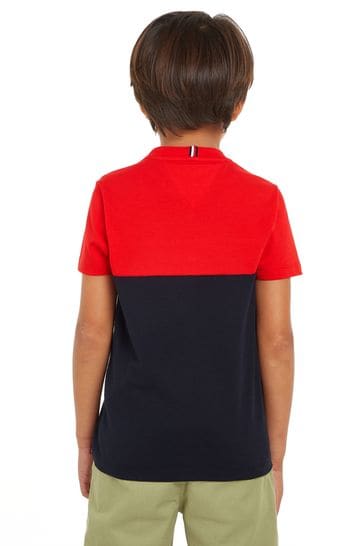 Tommy hilfiger cheap colorblock t shirt
