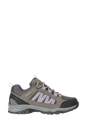 Mountain Warehouse Grey Path Waterproof Walking Shoes - Womens