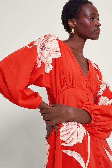 Buy Monsoon Orange Talia Lace Dress from Next Bahrain