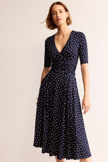 Boden Blue Petite Kassidy Jersey Midi Dress