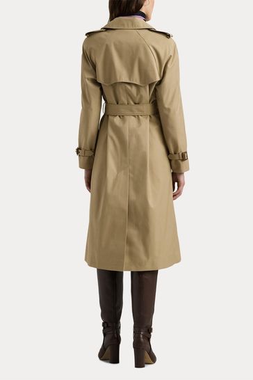 Buy Lauren Ralph Lauren Double Breasted Belted Trench Coat from Next Turkey