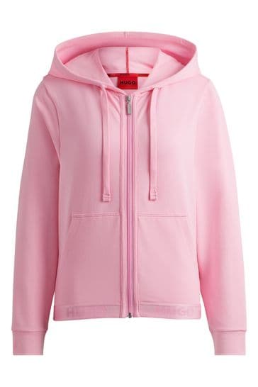 Pink hugo boss sweatshirt discount