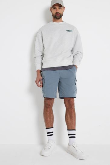 River Island Blue Cargo Shorts