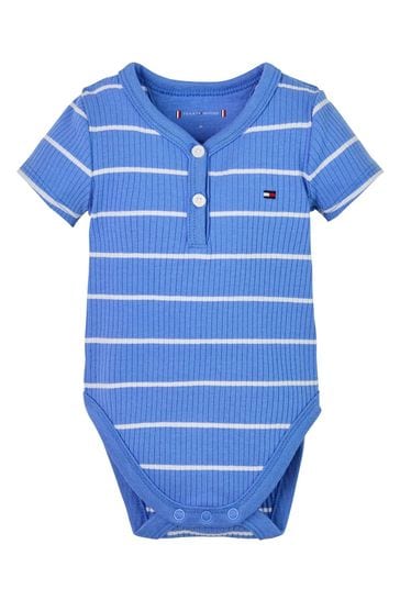 Tommy Hilfiger Baby Blue Striped Rib Body