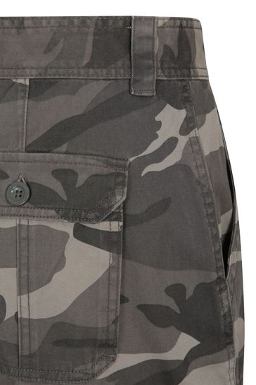 Buy Mountain Warehouse Black Mens Camo 100 Cotton Lightweight Cargo Shorts from Next Denmark